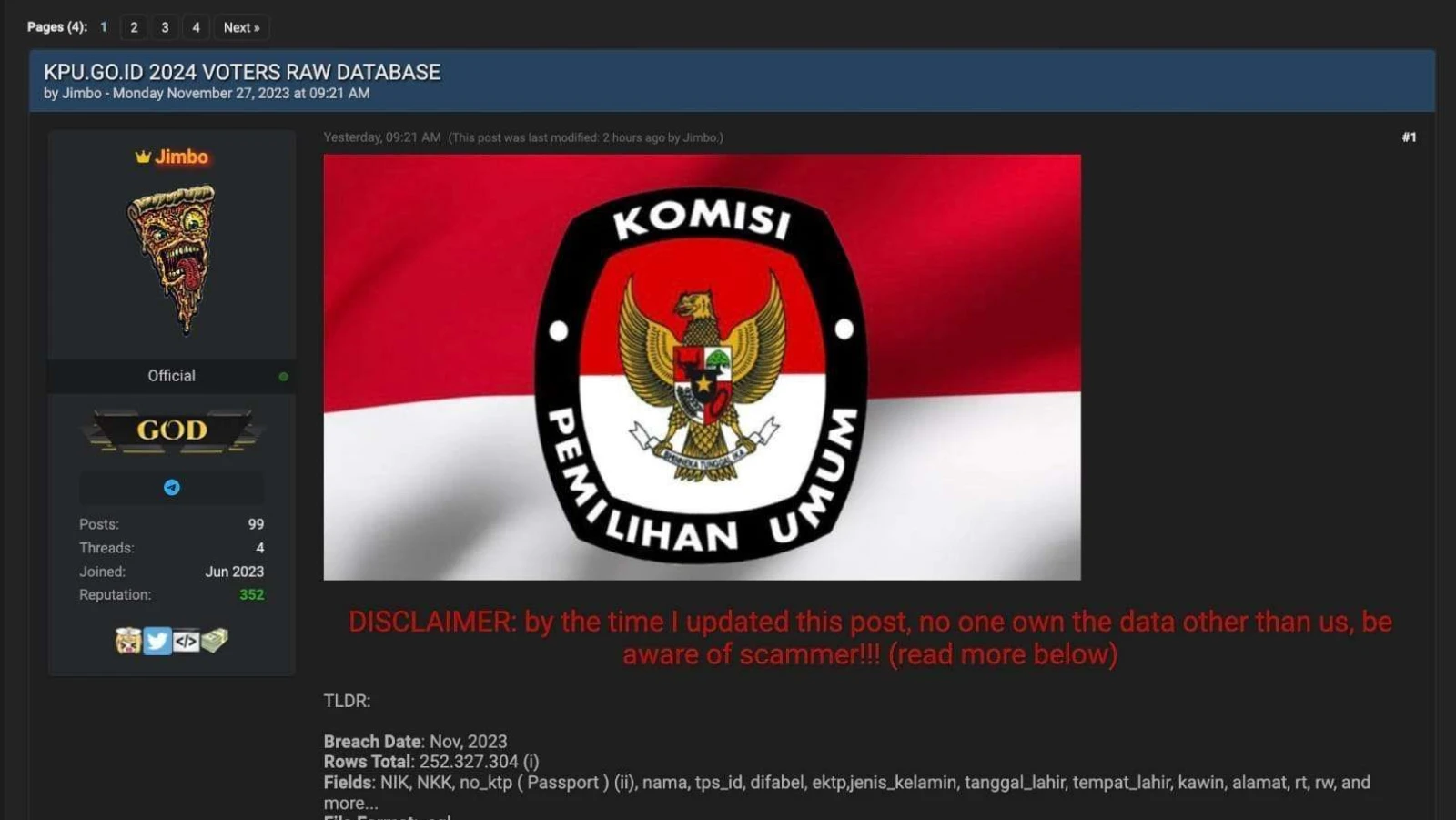 Data Pemilih Diduga Bocor, Integritas Pemilu 2024 Terancam