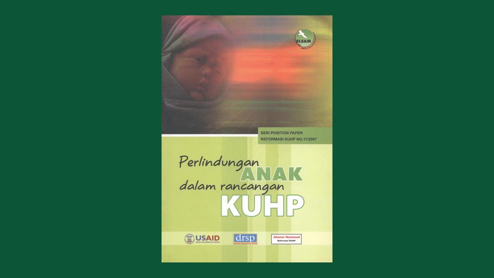 Perlindungan Anak dalam Rancangan KUHP