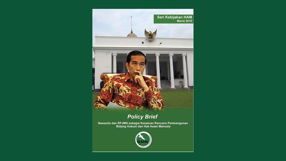 Nawacita dan RPJMN sebagai Kesatuan Rencana Pembangunan Bidang Hukum dan Hak Asasi Manusia
