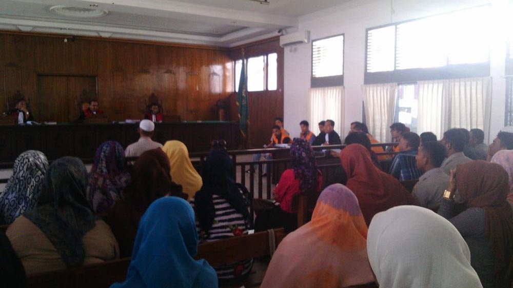 Sidang Ketujuh Ricuh, Pengunjung Soraki Penasihat Hukum