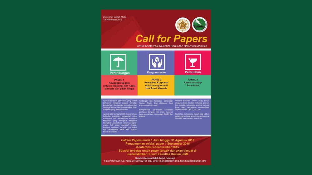 Call for Papers: Konferensi Nasional Bisnis dan Hak Asasi Manusia