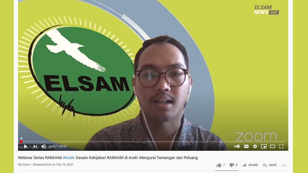 Pelaksanaan RANHAM di Aceh Masih Terkendala