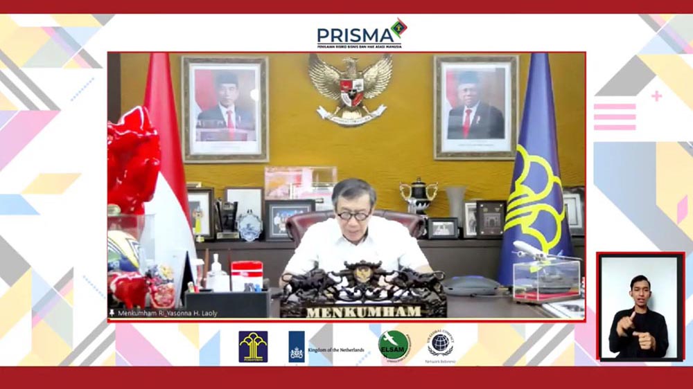 Kemenkum HAM Luncurkan Aplikasi Dorong Perusahaan Menghormati HAM