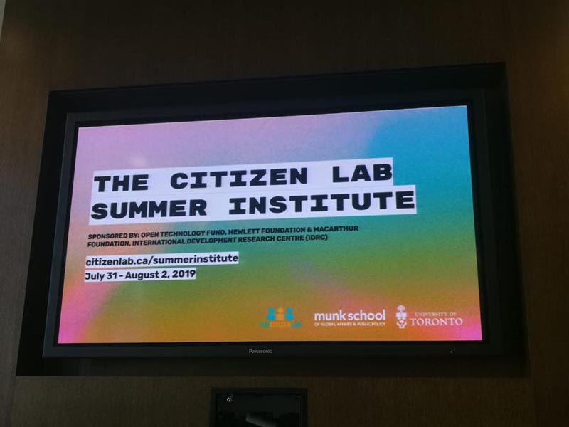 The 2019 Citizen Lab Summer Institute: Memantau Hak dan Keterbukaan Internet