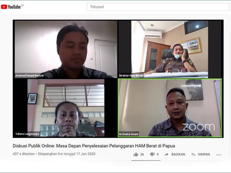 Persoalan Penyelesaian Pelanggaran HAM Berat di Papua bukan Hukum, Tapi Komitmen Politik